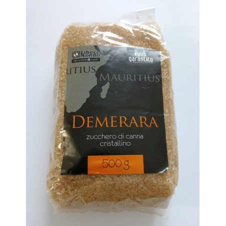 Demerara zucchero di canna cristallino a grana grossa 500g - Isole Mauritius