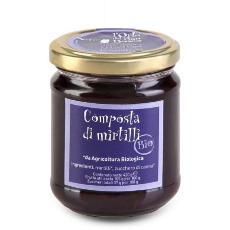 Composta di mirtilli BIO 200g