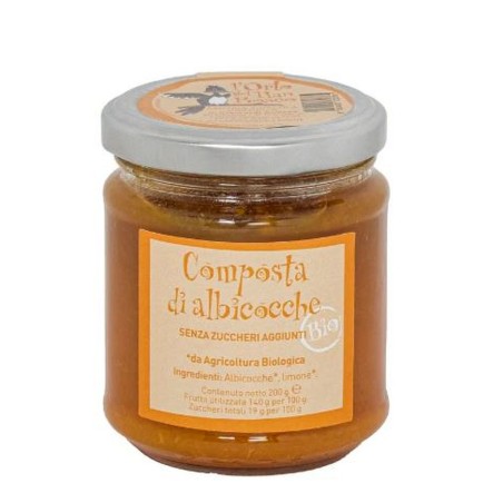 Composta di albicocche senza zuccheri aggiunti BIO 200g