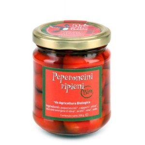 Peperoncini ripieni con capperi e olive BIO 200g