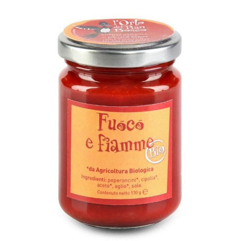Fuoco e fiamme - Salsa piccante BIO 130g