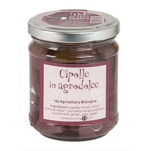 Cipolle rosse in agrodolce BIO 180g