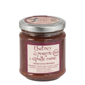 Chutney di prugne e cipolle rosse BIO 200g