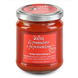 Salsa di pomodoro e peperoncino BIO 180g