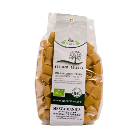 Mezze Maniche di grano antico Sentatore Cappelli BIO 500g