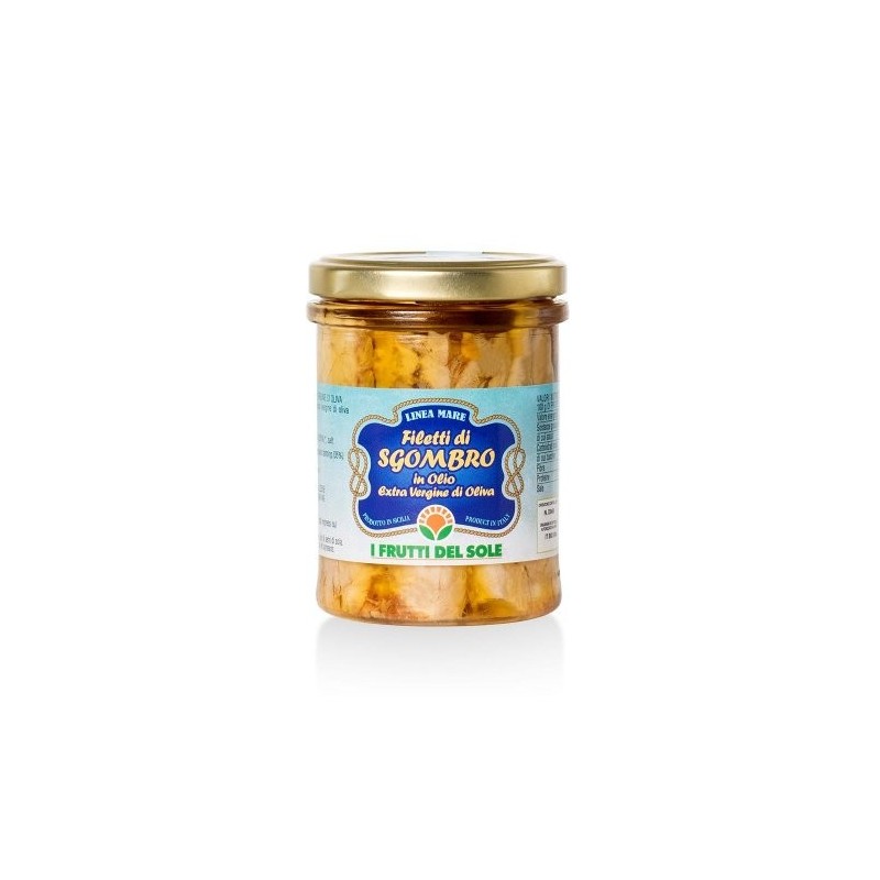 Filetti di Sgombro in olio extra vergine di oliva BIO 200g