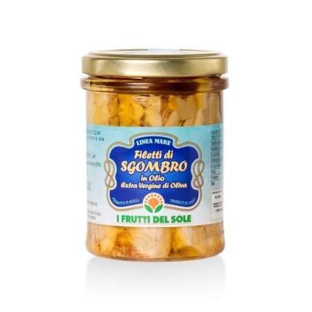 Filetti di Sgombro in olio extra vergine di oliva BIO 200g